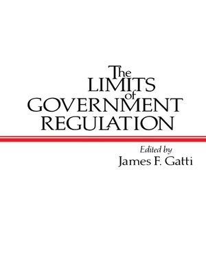 cover image of The Limits of Government Regulation